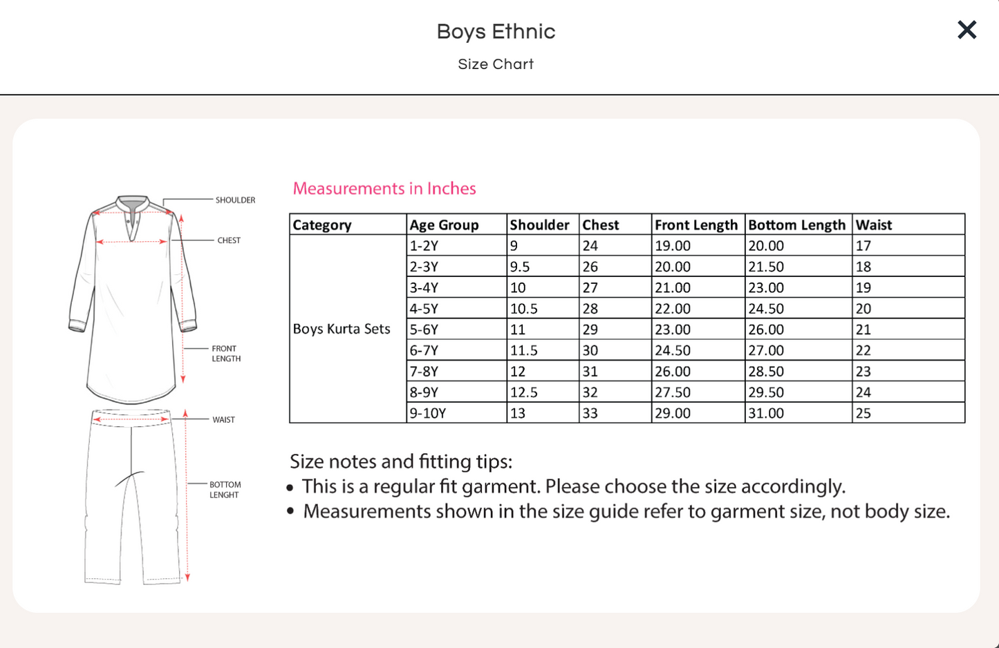 Boys Mirror Work Kurta & Pyjama - Maroon - Mitthu Kids Ethnic Wear