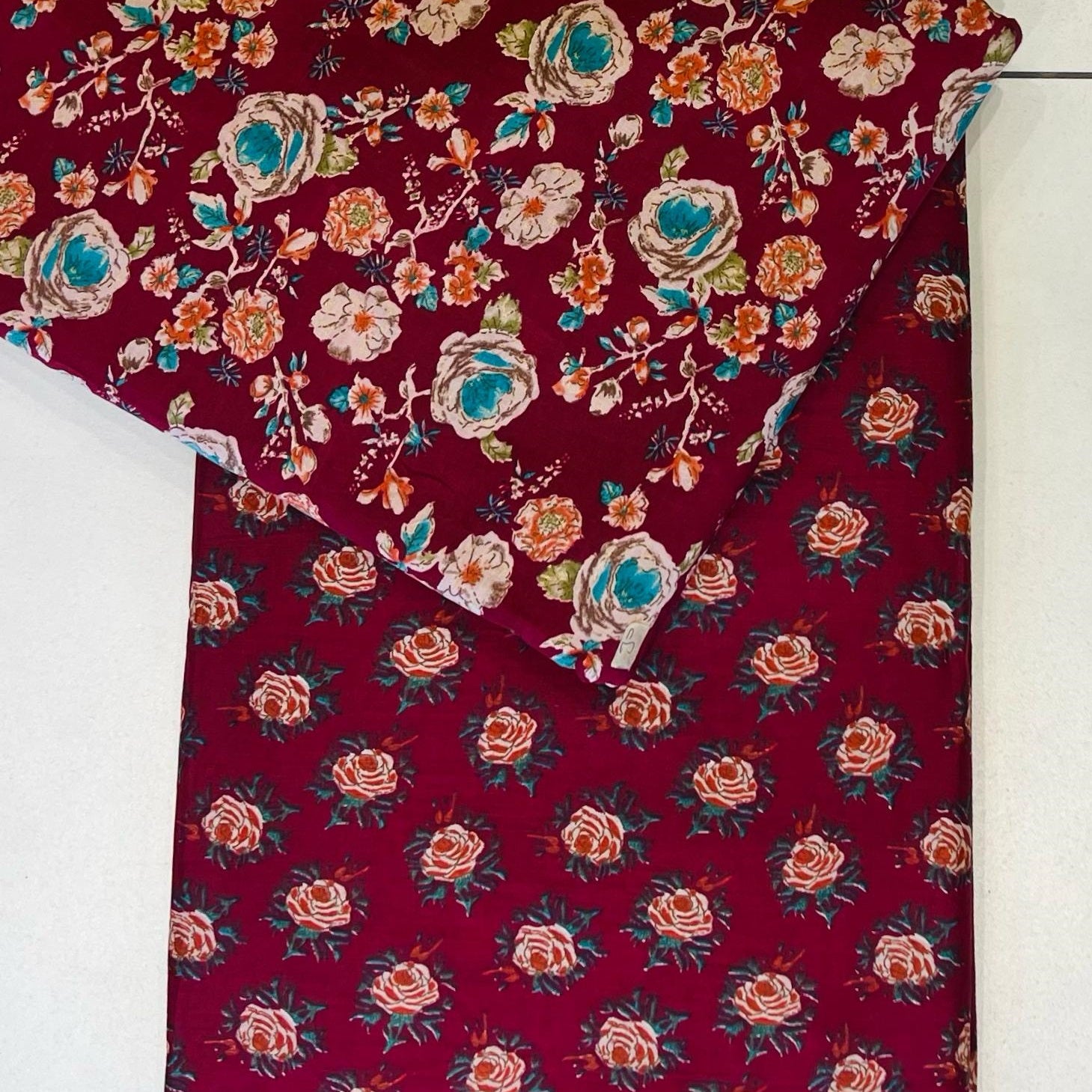 Boys Maroon Kurta, Pyjama with Printed Jacket - Mitthu Kids Ethnic Wear