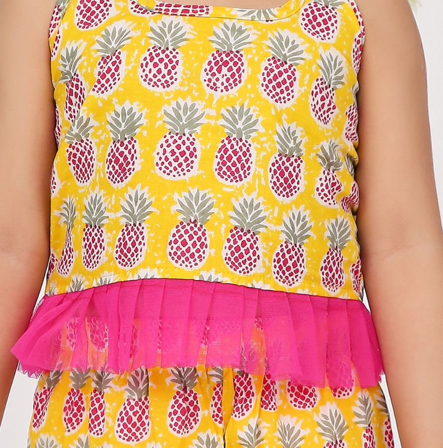 Pina Colada Top Pant - Mitthu Kids Ethnic Wear