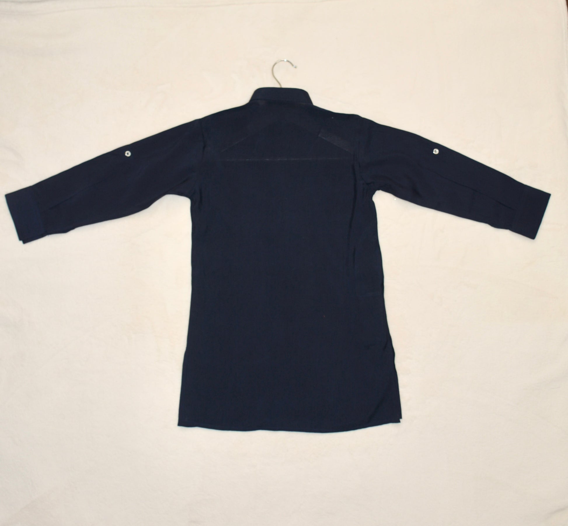 Boys Straight style Cotton Kurta & Pants with Waistcoat Bundi- Royal Blue - Mitthu Kids Ethnic Wear