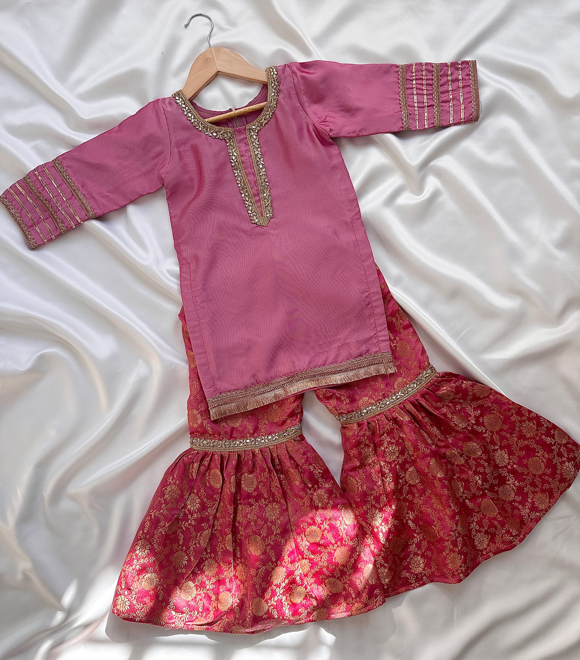 Gharara, Sharara for little girls in Canada. Eid/Ramadan Pakistani outfit, traditional Indian dress.