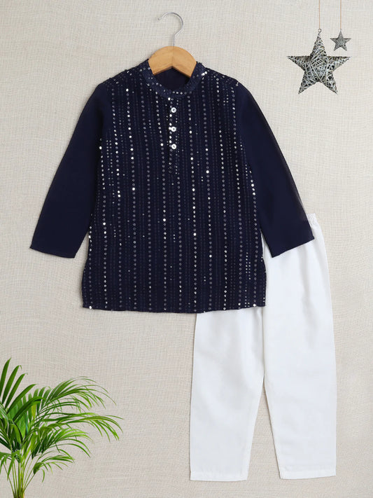 Mirror work kurta pajama for toddlers & kids. Indian/pakistani dress for Eid Ramadan