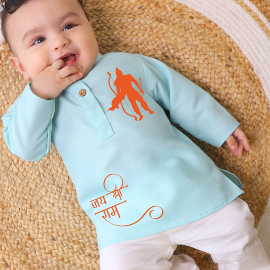 Newborn Baby & toddler boys kurta pajama Indian outfit in Canada, perfect traditional wear for Diwali & festive celebrations.