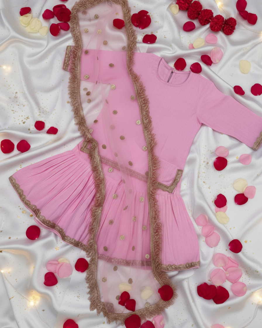New born, 3 months, 6 months, 1 yr & 2 yr. Infant, New & female. Indian dress, pakistani outfit
