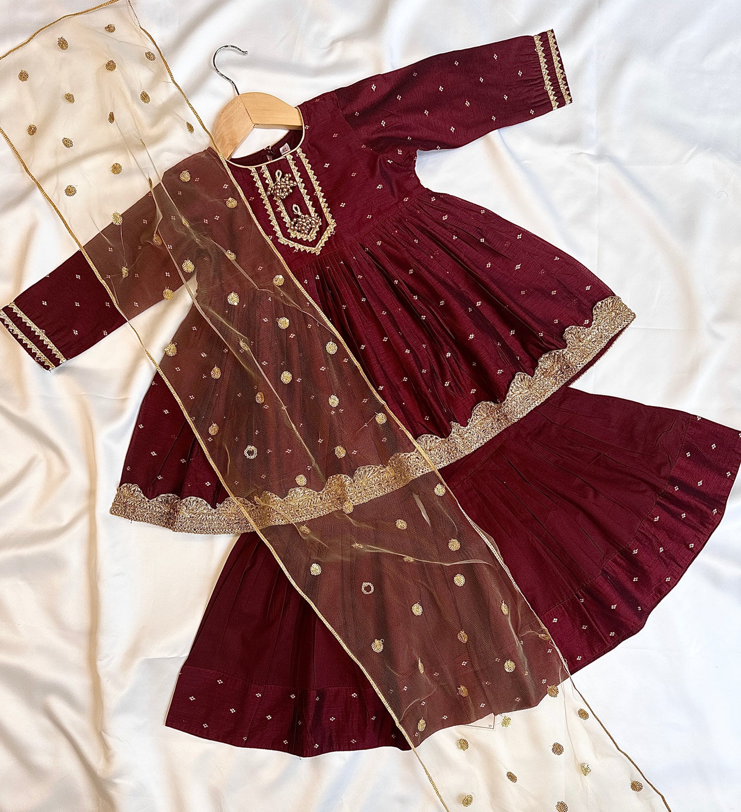 Girls Indian Pakistani Festive Dresses in Soft Comfy fabric for babies & toddlers