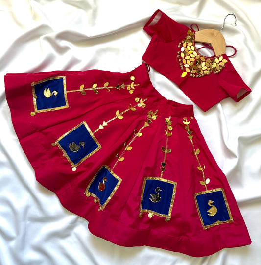 Girls Rani Pink Lehenga - Indian Clothing for little girs in Canada
