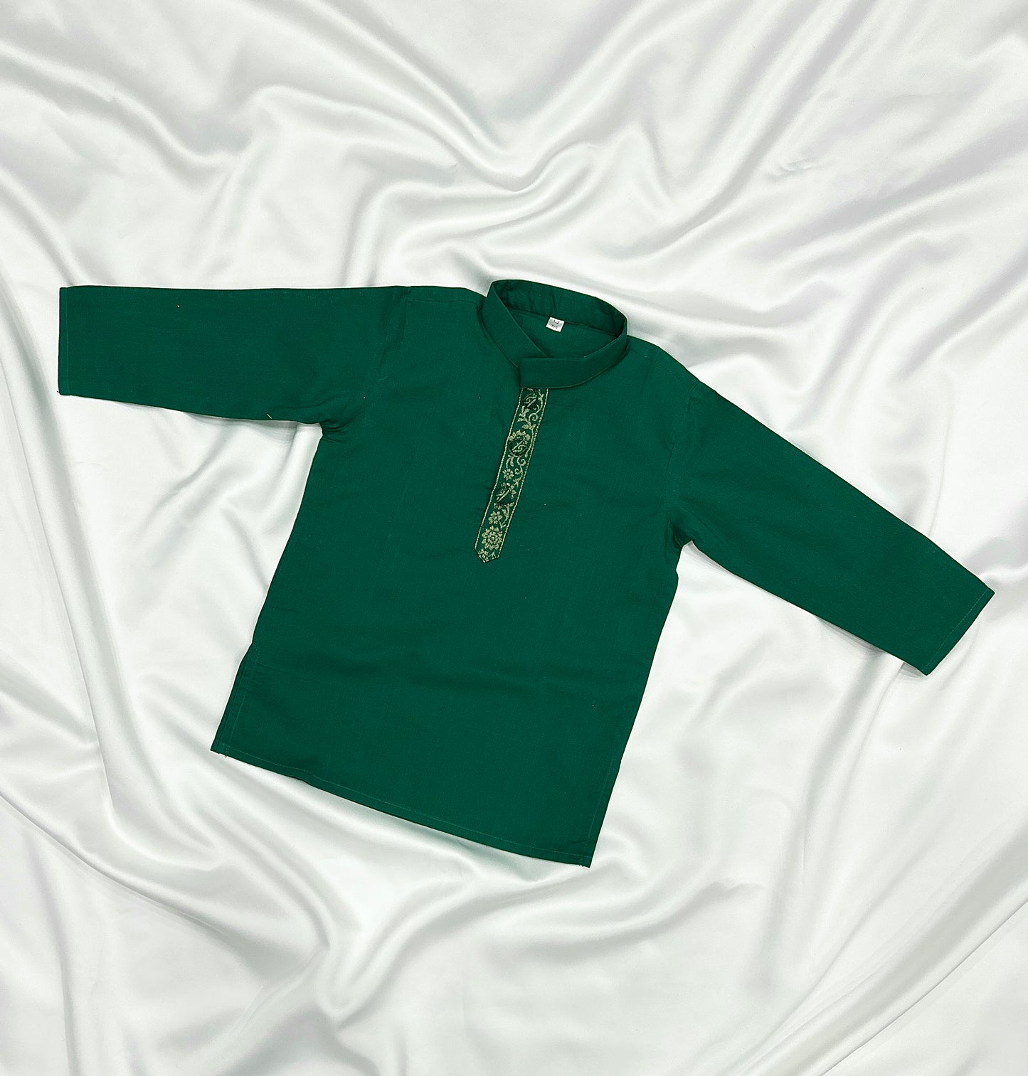 Kurta Pyjama for Baby Boy - Green - Mitthu Kids Ethnic Wear