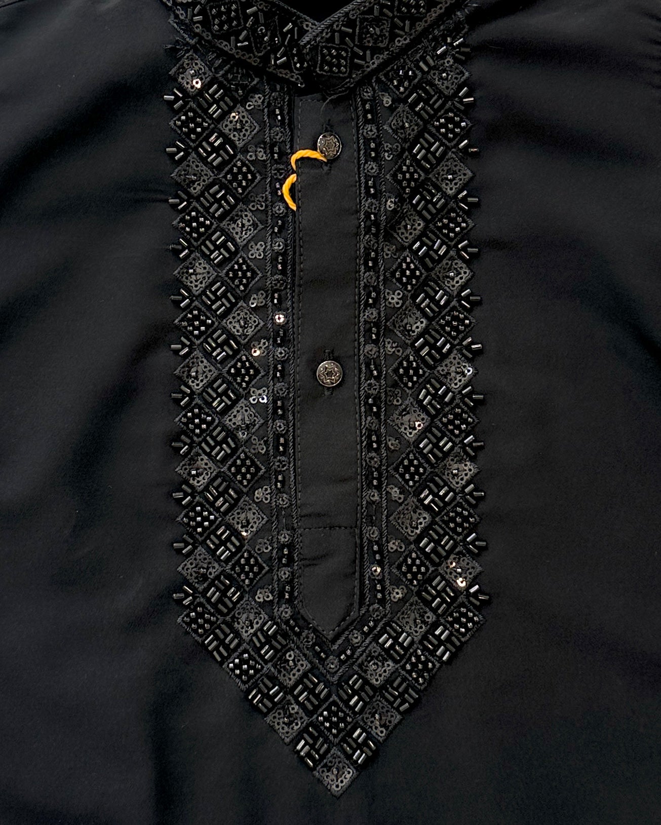 Boys Kurta Set- Black (Infant) - Mitthu Kids Ethnic Wear
