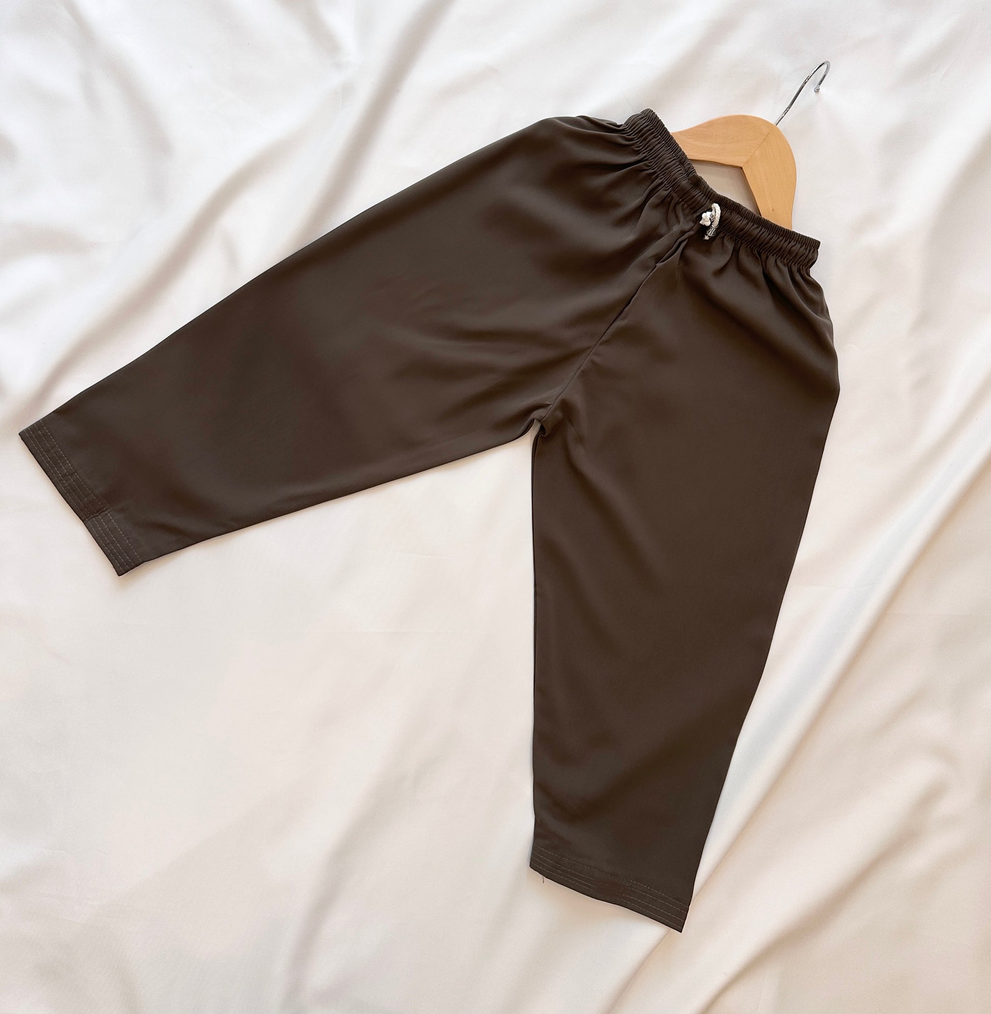 Boys Kurta Trouser Set- Charcoal Grey - Mitthu Kids Ethnic Wear