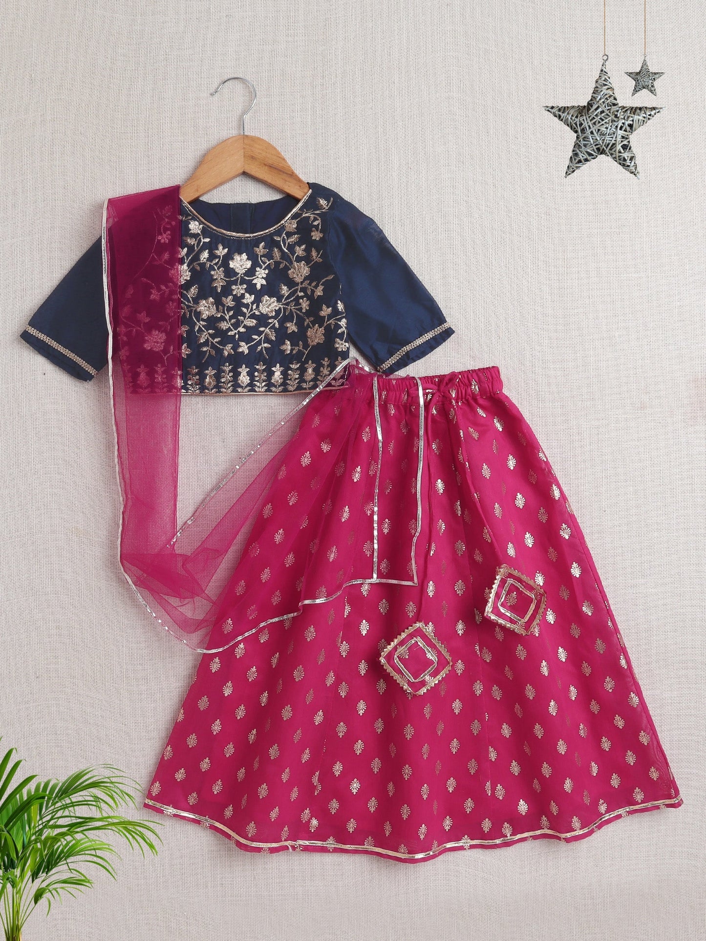 Indian Lehenga Choli for babies & toddlers in soft fabric_shop in Canada