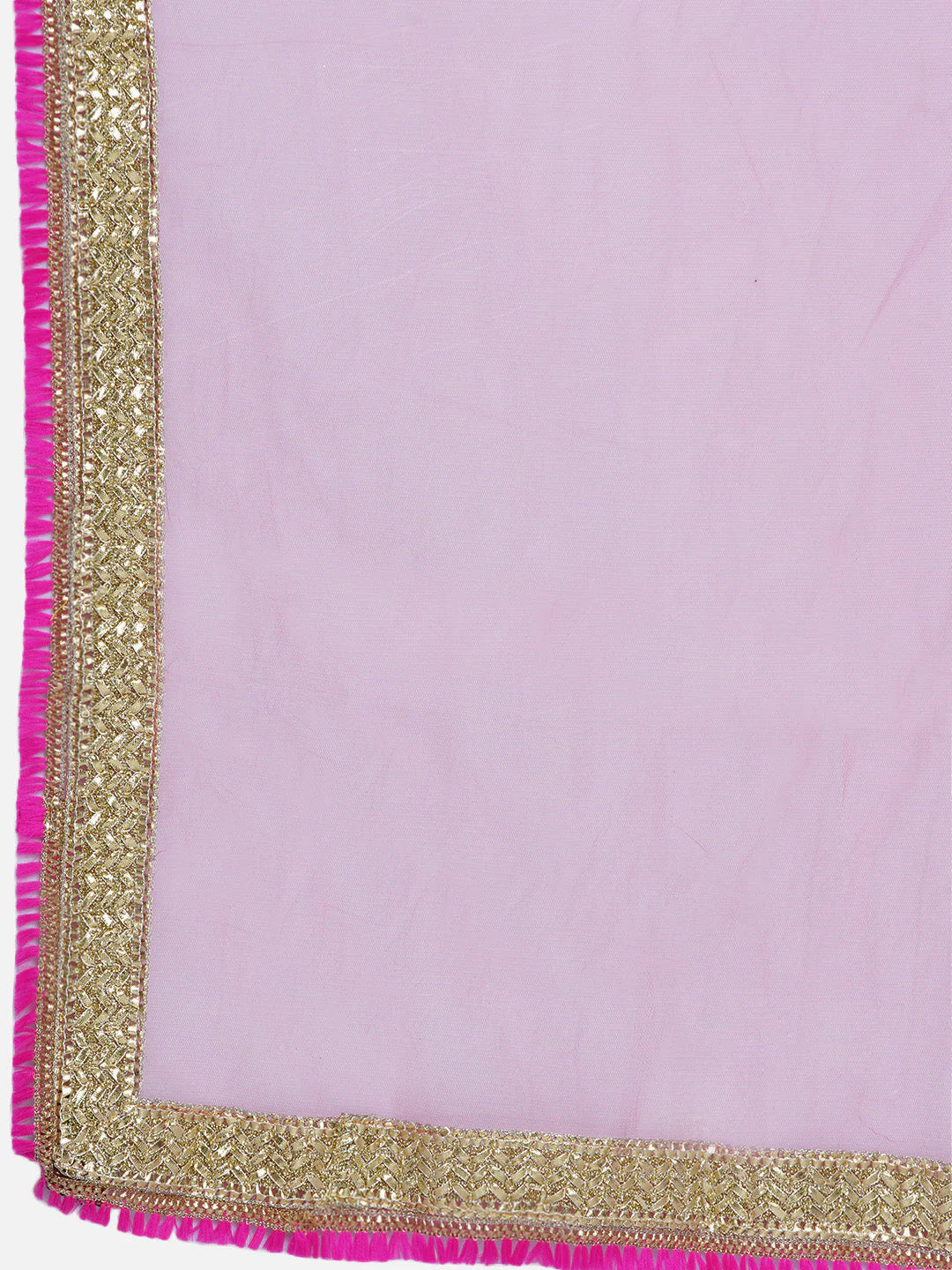 Girls Pink Jaipuri Print Lehenga & Choli With Dupatta - Mitthu Kids Ethnic Wear