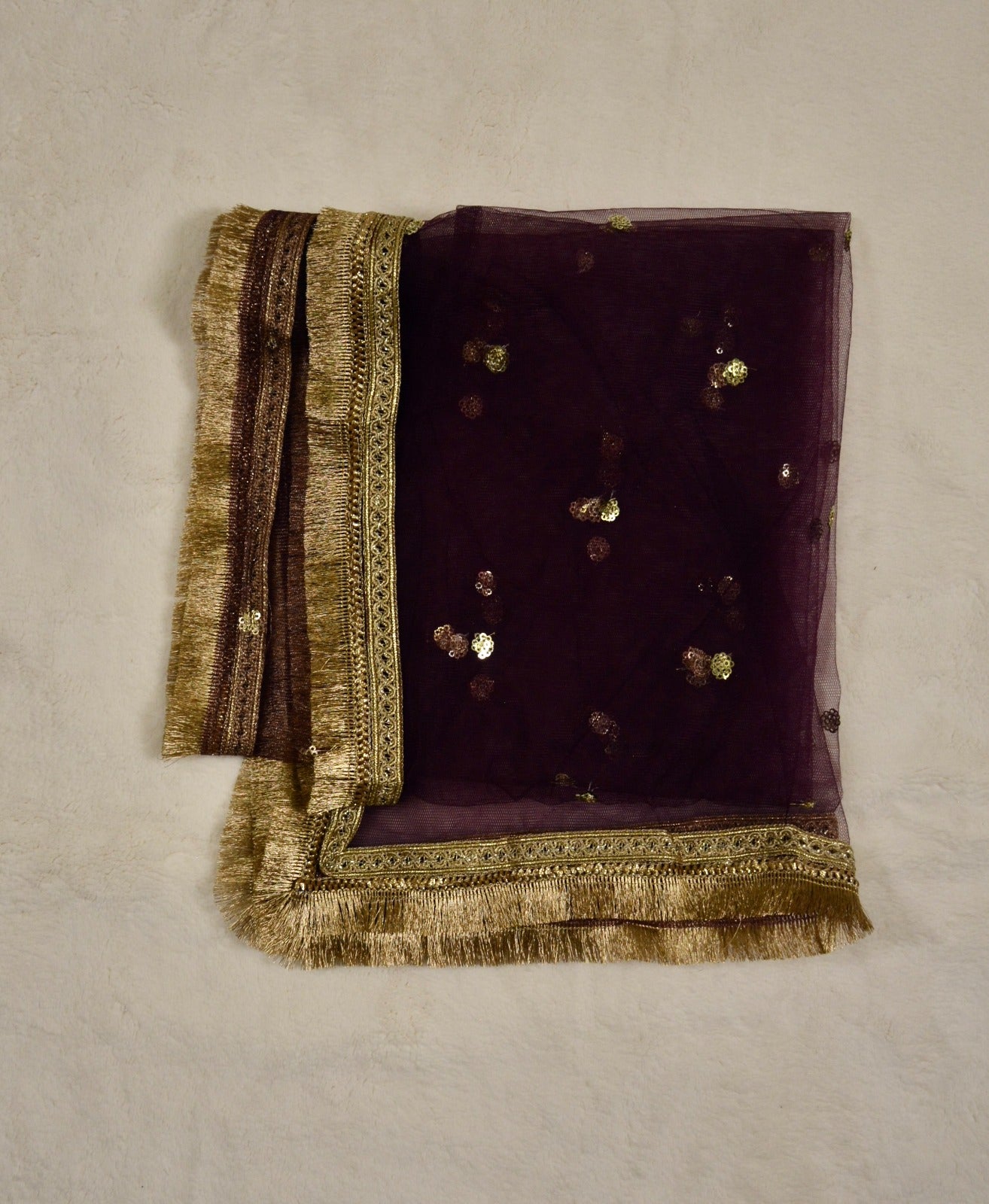 Banarsi Gharara  & Velvet Kameez with Dupatta - Mulberry Pink - Mitthu Kids Ethnic Wear