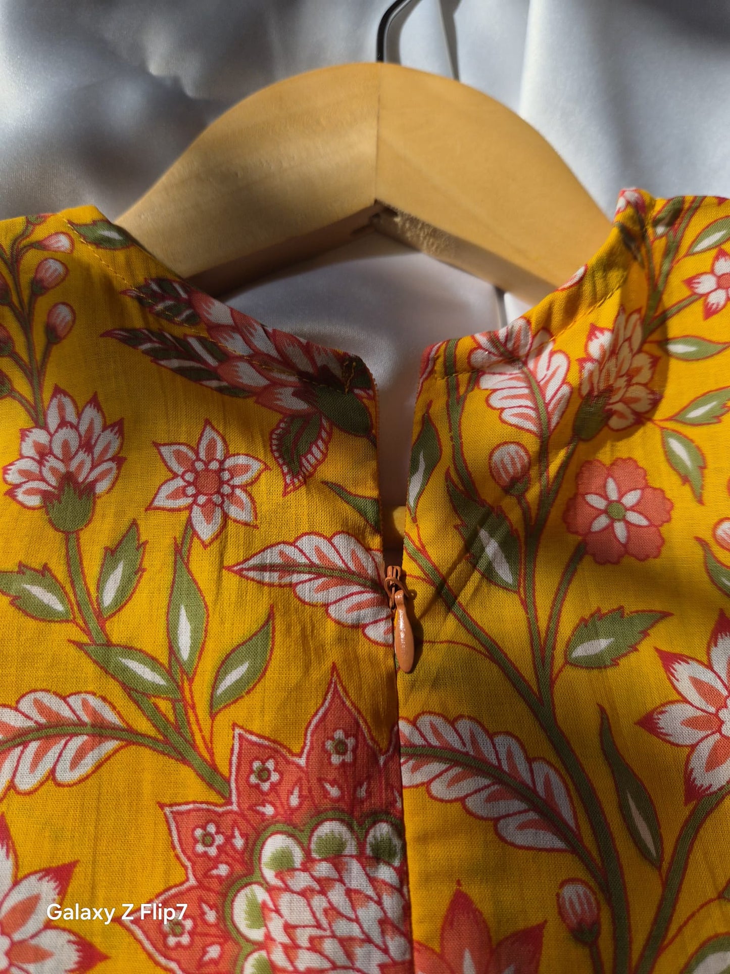 Girls Jaipuri Cotton Sharara Set with Dupatta - Yellow