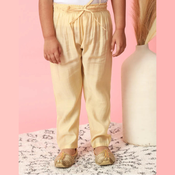 Straight Style Rayon Fabric Green Color Kurta With Pyjama - Mitthu Kids Ethnic Wear