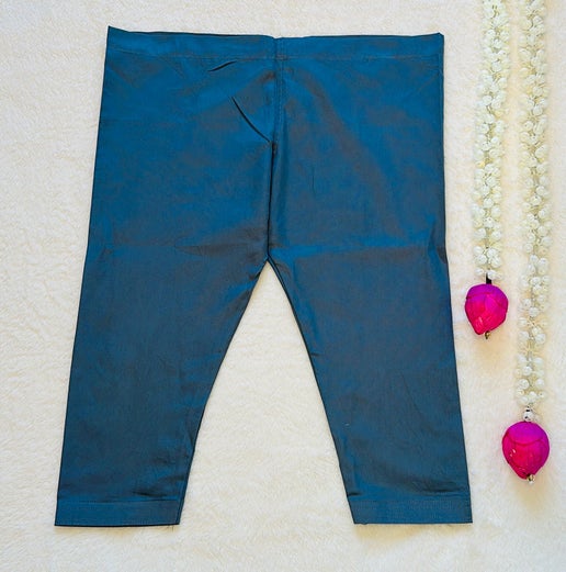 Steel Blue Color Kurta Pyjama - Mitthu Kids Ethnic Wear