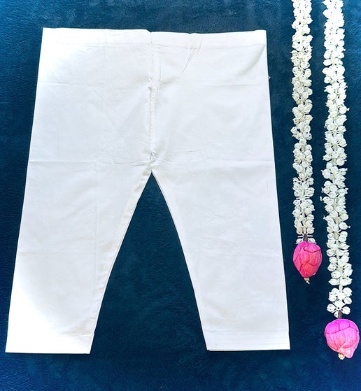 White Kurta Pyjama - Mitthu Kids Ethnic Wear