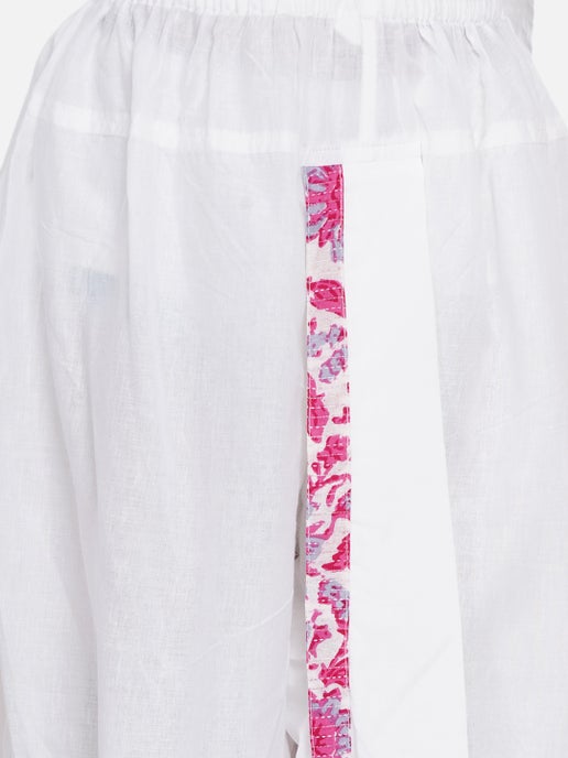 Kurta Dhoti With Pink Jacket - Mitthu Kids Ethnic Wear