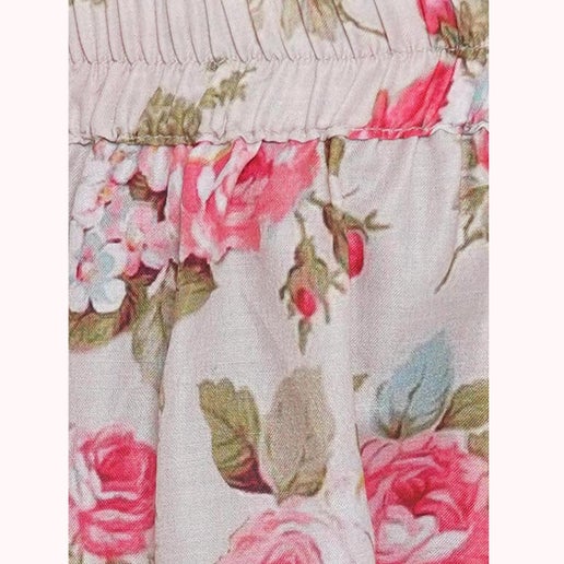 Embroidered Kameez with Floral Printed Sharara & Net Dupatta - Infant - Mitthu Kids Ethnic Wear
